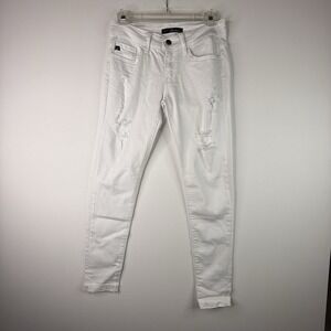 kancan jeans Women's White Skinny Stretch 25